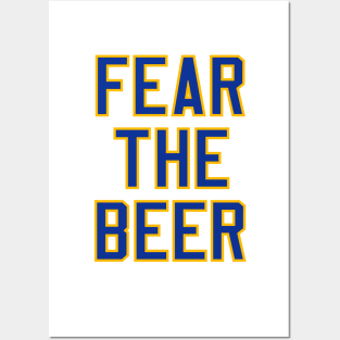 Fear The Beer - White Posters and Art